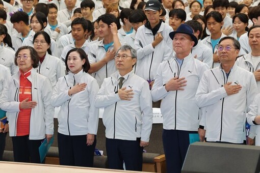 서울시의회 이새날 의원, 제54회 전국소년체육대회 서울대표 결단식 참석