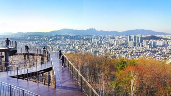 중랑구 명소, 용마산 스카이워크로 전통시장 발길 부쩍