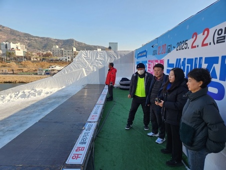 정서윤 동대문구의원, 동대문구 눈썰매장, 어르신쉼터 현장방문