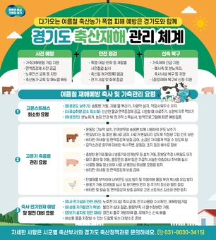 경기도, 축산농가 폭염 지금부터 대비한다…면역증강제 지원·현장점검 등