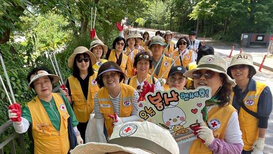 대한적십자사 서울지사, 수해 예방 빗물받이 정화활동 실시