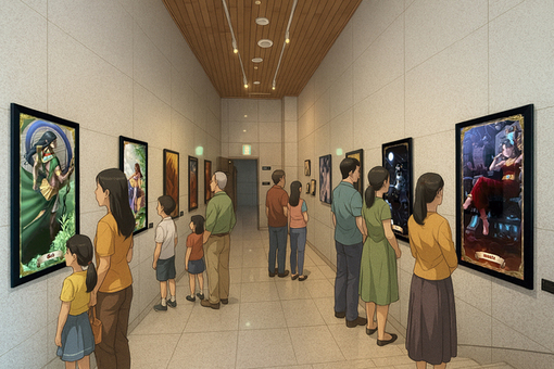 경상남도산림박물관 지역 협력전시 ‘디지털 일러스트’ 展 개최