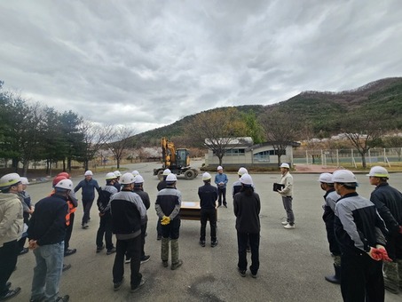 대구공공시설관리공단 환경자원사업처, 매립 현장 중장비 충돌 사고 대비 모의훈련 실시
