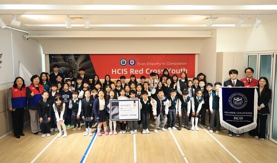 HCIS, 청소년적십자 신규창단 및  인천적십자사에 백미 100포 기부