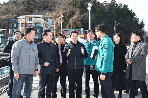 경남도, ‘거제~마산 도로건설사업’ 현장 방문, “조속 추진”