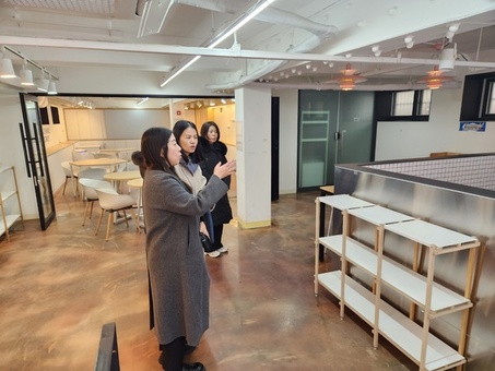 정서윤 동대문구의원, 서울청년센터(동대문)·창업지원센터 등 청년·일자리 지원 현장 확인