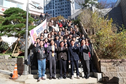 학생 안전에 진심! 마포구, 환일중고교 통학로 정비 완료