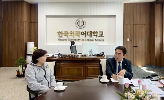 심미경 서울시의원, 한국외대 강기훈 총장과 지역 교육 혁신을 위한‘관·학 협력’맞춤형 모델 논의