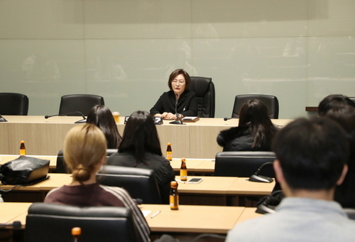 박희영 용산구청장, 6일 대학생(청년) 아르바이트 예비 교육 참석