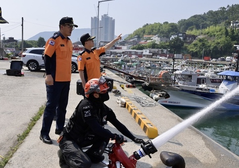 경남소방 수중사고 대비 특별훈련 실시