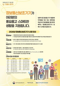 영등포구, 장애인 정보통신 보조기기 최대 90% 지원
