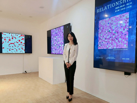 서양화가 김수선 작가, 존중과 상생의 'Relationship' 초대 개인전 진행 중