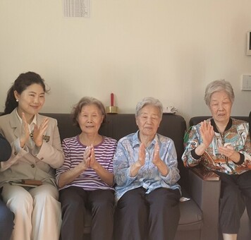 구미경 시의원, 추석 앞두고  지역 내 경로당 방문하여 따뜻한 인사 전해