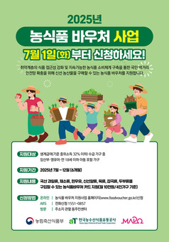 “든든한 식탁, 건강한 마포” 취약계층에 농식품 바우처 지원