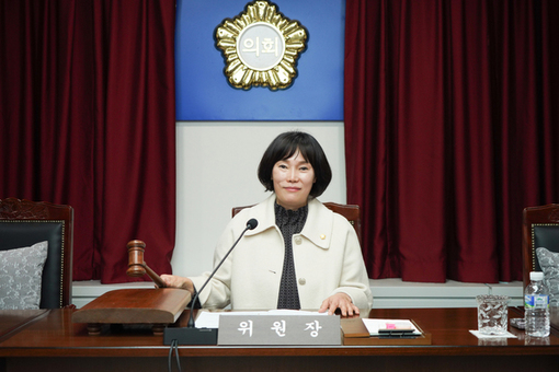 최영숙 의원, 제325회 정례회 예산결산특별위원장 선임