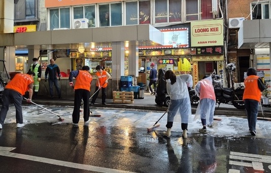  “이순신축제 준비, 이상無” 중구, 명보아트홀 일대 거리 정비 완료