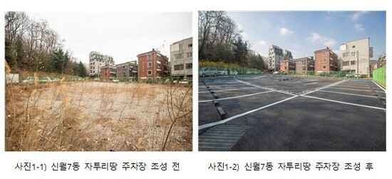 “방치된 땅을 공영주차장으로”…양천구, 민원서비스 개선사례 ‘우수상’ 수상