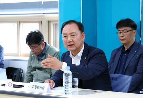 이병윤 서울시의회 교통위원장,  시의회-교육청 교육현장(대광중·고) 방문