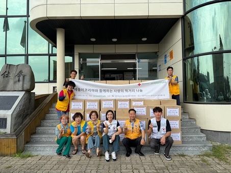 셰플러코리아, 적십자와 함께 이천 취약계층에 사랑의 먹거리 전달