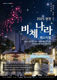 겨울밤, 빛의 동화로 초대…‘양천 비체나라 페스티벌’ 개막