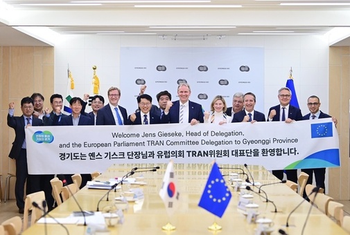 김대순 행정2부지사, 유럽의회 교통관광위원회와 미래모빌리티 정책 협력 논의