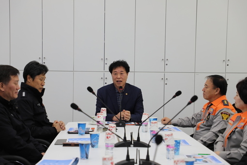 송도호 의원,  관악소방서 주요업무 점검 및 격려 방문