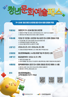 경상남도 2006~2007년 청년이라면? 청년문화예술패스 꼭 발급받으세요!