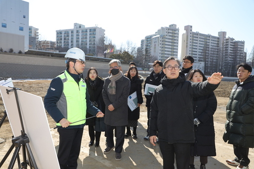 금천중앙도서관 건립 순항중…29일 현장점검