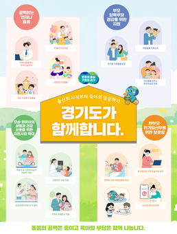 엄마·아빠의 행복한 출산과 육아, 경기도가 함께합니다