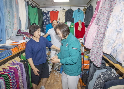 박희영 용산구청장, 민생회복 소비쿠폰 사용으로 지역 상권 활성화 나서