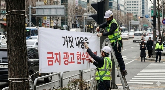 불법·금지 광고물 근절 나선 강서구, 위반 시 엄중 조치