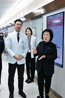 신복자 시의원, 서울 동부병원 방문해 동대문구 지역의료 활성화 당부