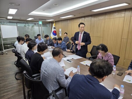 김태수 서울특별시의회 주택공간위원장,  주민들과 함께 성북구 정비사업 5차 합동 점검회의 개최