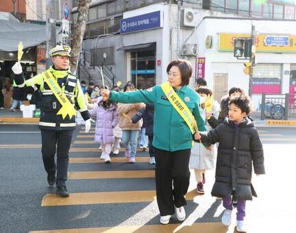 용산구, 신학기 어린이 통학안전 총력 대응