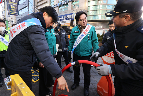 박일하 동작구청장, 새해 첫 행보 ⋯ 안전에 완전을 더한다