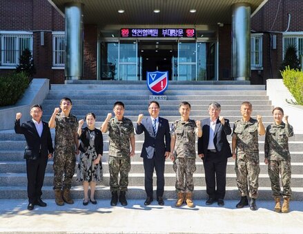 인천혈액원장, 육군 제17사단 예방…헌혈 활성화 협력 논의