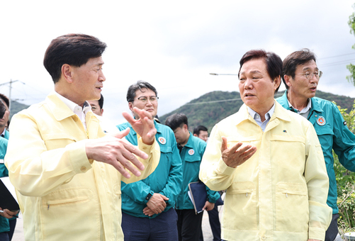 경남도, 호우 피해 현장 찾아 대응상황 점검