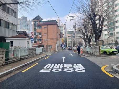 광진구, 뚝섬로 40길 일대 걷기 편해진다.