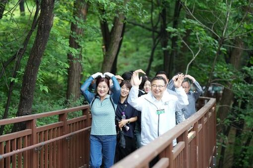 중랑구, 걷기 실천율 77.7%로 전국1위 달성