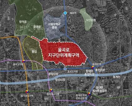 용적률 600%로 상향… 율곡로 규제 완화