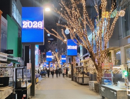 미디어폴 켜진 명동,  안전·편의·재미 업그레이드!