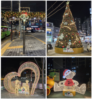 동작구, 겨울밤 밝히는 크리스마스 장식 선보여