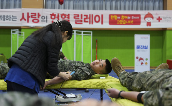 인천혈액원- 해병대 제6여단, 민·관·군이 함께하는 ‘헌혈 릴레이’ 전개