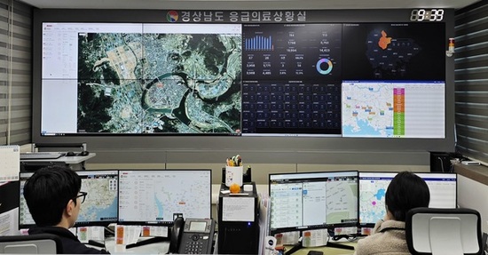 경상남도 응급의료상황실,  설 연휴 응급의료컨트롤타워 역할 ‘톡톡’