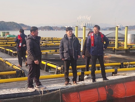 경남도, 저수온 대응 양식어가 현장 지도 총력!