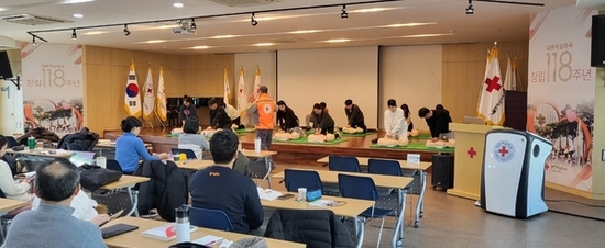 인천적십자, 모두가 안전한 인천을 위해  연중‘응급처치 교육’실시