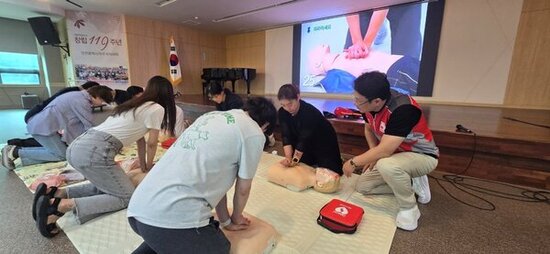 인천적십자, 인천시와 맞손 잡은 안전한 인천을 위한‘심폐소생술, 응급처치교육·홍보사업’성료