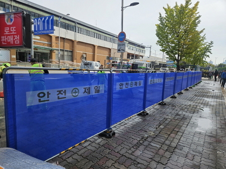 광진구, 동서울터미널 앞 불법 노점 6곳 정비