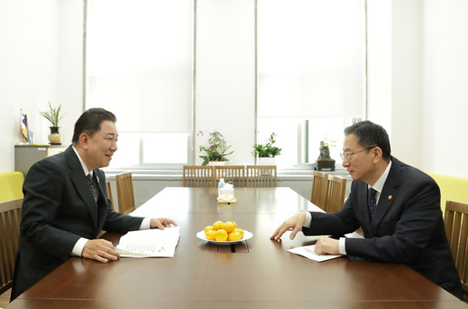법무부장관, 더불어민주당 원내대표‧ 법제사법위원장 예방