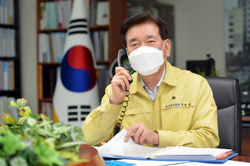 동대문구 유덕열 구청장, 코로나19 퇴원 환자들에게 안부 전화
